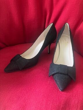 Kate Spade Sparkly Black Heels
